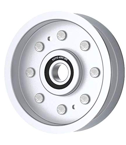 Phoenix Mfg. 4 Inch Flat Dia Flat Idler Pulley Replacement for John Deere TCA17146