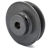 Phoenix Mfg. V-Groove Drive Pulley - 4'' Dia. - 5/8'' Bore - Cast Iron