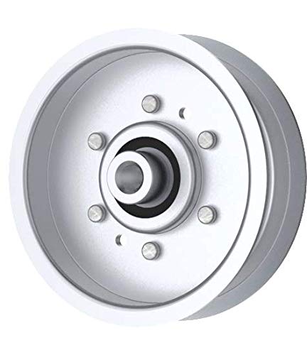 Phoenix Mfg. 4 Inch Flat Dia Flat Idler Pulley Replacement for Walker Mowers 4245-1