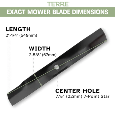 42" High Lift Lawn Mower Blades 2-Pack – Fits John Deere X300, D105, D125 & Z225 – Replaces AM137327