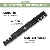 42" Mulching Lawn Mower Blades 2-Pack – Fits Craftsman, Husqvarna & Poulan – Replaces 138971