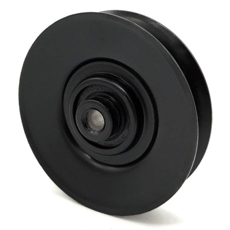 Phoenix Mfg. 3-1/2 Inch Dia 3/8 Inch Bore Steel V-Groove Idler Pulley Replacement for Cub Cadet MTD Craftsman 756-0399 Exmark Toro 109823