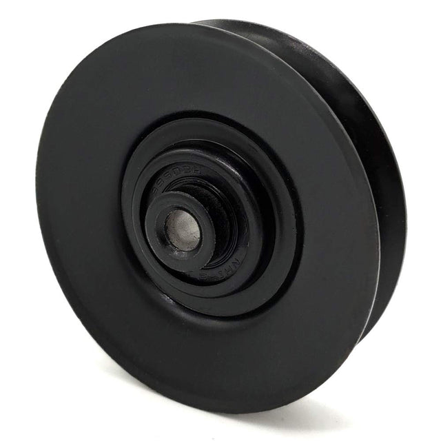 Phoenix Mfg. 3-1/2 Inch Dia 3/8 Inch Bore Steel V-Groove Idler Pulley Replacement for Cub Cadet MTD Craftsman 756-0399 Exmark Toro 109823