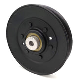 Phoenix Mfg. 5 Inch Dia 3/8 Inch Bore Steel V-Groove Idler Pulley Replacement for Scag 48181