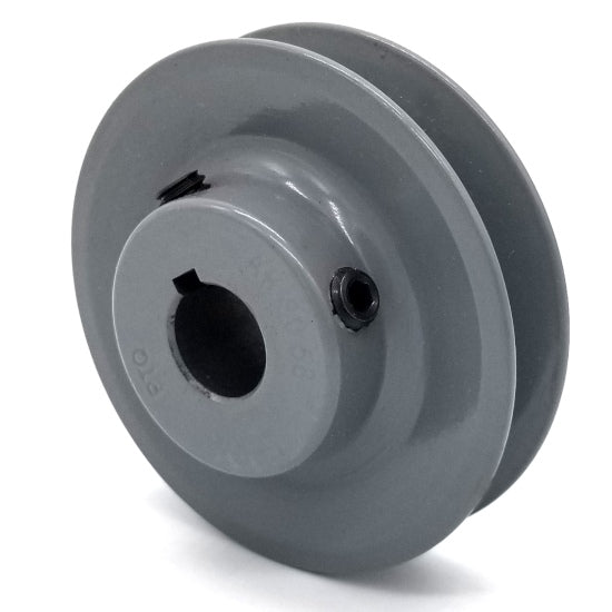 V-Groove Drive Pulley - 3'' Dia. - 5/8'' Bore - Cast Iron