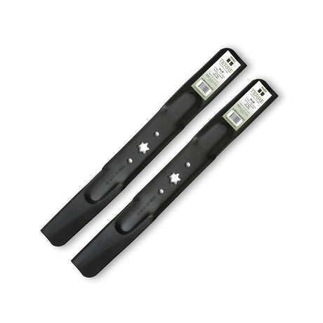 Terre Products, 2 Pack High Lift Lawn Mower Blades, 42 Inch Deck, Compatible with Cub Cadet RZT42, XT1, XT2, 942-04308, 942-04308A, 942-04312, Troy Bilt Pony, Bronco, Mustang, 742-04308, 742-04312,