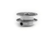 Terre Products, Heavy Duty 2" V-Groove Drive Pulley, Precision 1/2" Bore, Robust Z3A Zinc Alloy Die Cast Pulley