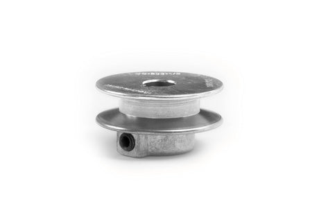 Terre Products, Heavy Duty 2" V-Groove Drive Pulley, Precision 1/2" Bore, Robust Z3A Zinc Alloy Die Cast Pulley
