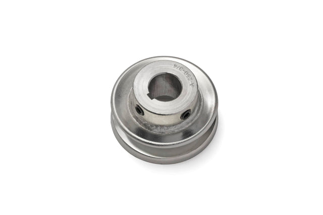 Terre Products, V-Groove Drive Pulley, General Purpose Pulley for Power Transmission, Outside Diameter 2-1/2", Inside Diameter 3/4"