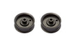 Terre Products, 2 Pack Flat Idler Pulleys, Compatible with Lawn Mowers Cub Cadet, MTD, Craftsman, Replacement for 756-04224