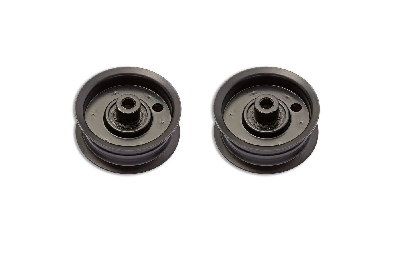 Terre Products, 2 Pack Flat Idler Pulleys, Compatible with Lawn Mowers Cub Cadet, MTD, Craftsman, Replacement for 756-04224