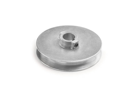 Terre Products, Heavy Duty 4" V-Groove Drive Pulley, Precision 3/4" Bore, Robust Z3A Zinc Alloy Die Cast Pulley