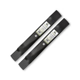 Terre Products, 2 Pack Mulching Lawn Mower Blades, 42 Inch Deck, Compatible with John Deere LT160, Scotts S1642, S1742, Replacement for M139802, M127129, M145969