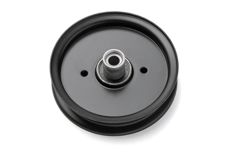 Phoenix Mfg. Flat Idler Pulley, 5 Inch Outside Diameter, Replacement for Hustler 604231, Compatible with 52 Inch Raptor Lawn Mower Models