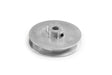 Terre Products, Heavy Duty 4" V-Groove Drive Pulley, Precision 1/2" Bore, Robust Z3A Zinc Alloy Die Cast Pulley