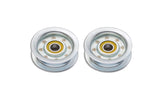 Terre Products, 2 Pack, Flat Idler Pulleys, 2-3/4 Inch Flat Diameter, Compatible with John Deere, Replacement for GY20067, GY22172