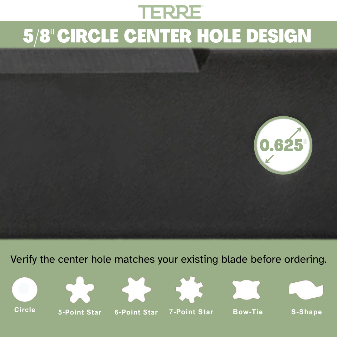 Terre Products, 3 Pack High Lift Lawn Mower Blades, 61 Inch Deck, Replacement for Ferris 1520842, 1520842S, 5020842, 5101755S, Bobcat 112111-03, Scag 48111, 481708, 481712, Husqvarna 539101733