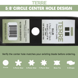 3-Pack High Lift Lawn Mower Blades, 44 Inch Deck, Compatible with Ariens, Toro TimeCutter Z, Replacement for Toro 108-1125, 54-0010, 54-0010-03, 55-4940, 55-4940-03, 55-4940-09