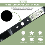 20" Multi-Purpose Lawn Mower Blade – Fits Greenworks 25022 & 25222 – Replaces 29172