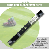20" Multi-Purpose Lawn Mower Blade – Fits Greenworks 25022 & 25222 – Replaces 29172