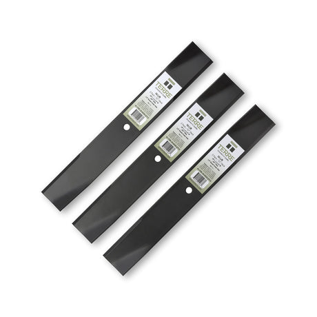 Terre Products, 3 Pack Low Lift Lawn Mower Blades, 52 Inch Deck, Compatible with Toro Timecutter, Replacement for 106-0626, 106-0628, 108-1127, 27-0990, 44-5480, 56-2390, 92-7961