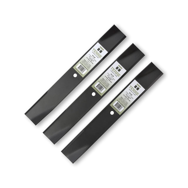 Terre Products, 3 Pack Low Lift Lawn Mower Blades, 52 Inch Deck, Compatible with Toro Timecutter, Replacement for 106-0626, 106-0628, 108-1127, 27-0990, 44-5480, 56-2390, 92-7961