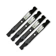 Terre Products, 4 Pack Mulching Lawn Mower Blades, 21 Inch Deck, Compatible with MTD, Cub Cadet, TroyBilt, Replacement for 742-04100, 742-0741, 742-0741A, 942-0741, 942-0741A, 1995 and After