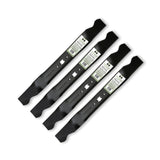 Terre Products, 4 Pack Mulching Lawn Mower Blades, 21 Inch Deck, Compatible with MTD, Cub Cadet, TroyBilt, Replacement for 742-04100, 742-0741, 742-0741A, 942-0741, 942-0741A, 1995 and After