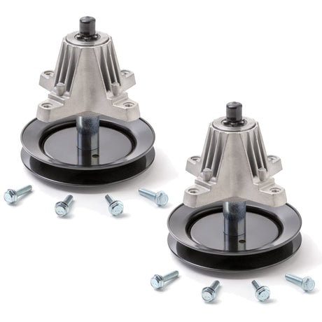 Terre Products, 2 Pack Mower Deck Spindle Assembly, Fits 30 and 42 Inch Mower Decks, Compatible with Cub Cadet, Troy-Bilt 618-04822, 618-04822A, 618-04889, 918-04822, 918-04822A, 918-04822B