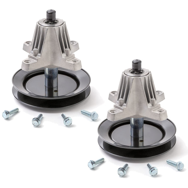 Terre Products, 2 Pack Mower Deck Spindle Assembly, Fits 30 and 42 Inch Mower Decks, Compatible with Cub Cadet, Troy-Bilt 618-04822, 618-04822A, 618-04889, 918-04822, 918-04822A, 918-04822B