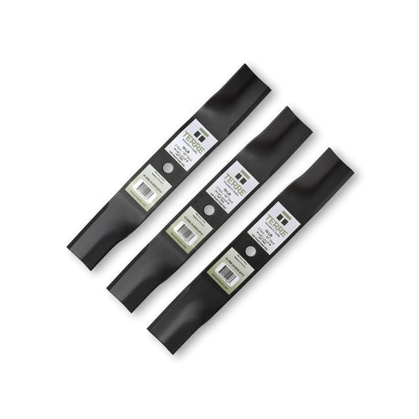 Terre Products, 3 Pack High Lift Lawn Mower Blades, Fits Zero Turn Lawn Mowers with 44 Inch Deck and 48 Inch Deck, Compatible with Ariens 02982000, Gravely 450200, 00450200