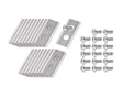 Terre Products, 18 Pack, Robotic Lawn Mower Replacement Blades, Compatible with Worx Landroid Models