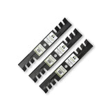 Terre Products, 3 Pack Mulching Lawn Mower Blades, 46 Inch Deck, Compatible with John Deere AM31100, M41967, M127466, Replacement for 214, 216, 240, 245, 260, 265, 285, 300, 316