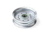 Terre Products, Flat Idler Pulley, 4.5 Inch Flat Diameter, Replacement for John Deere GY20629, GY22082, MTD 756-05034a, Cub Cadet 756-05034a, Compatible with D170, D100, D110, XT1-LT42