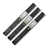 Terre Products, 3 Pack Hi Lift Lawn Mower Blades, 72 Inch Deck, Compatible with Toro, Replacement for 23-2410, 23-2410-03, 29-5530, 29-5530-03