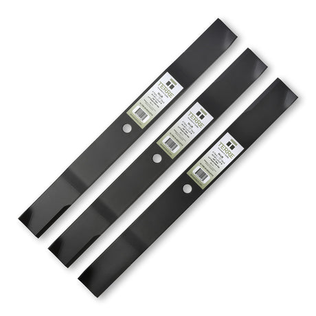 Terre Products, 3 Pack Hi Lift Lawn Mower Blades, 72 Inch Deck, Compatible with Toro, Replacement for 23-2410, 23-2410-03, 29-5530, 29-5530-03