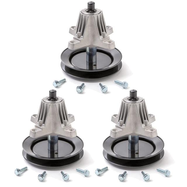 Terre Products, 3 Pack Lawn Mower Spindle Assembly, Fits 30 and 42 Inch Mower Decks, Compatible with Cub Cadet, MTD, Troy-Bilt, Replacement for 618-04822, 618-04822A, 918-04822, 918-04822A, 918-04822B