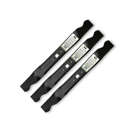 Terre Products, 3 Pack Mulching Lawn Mower Blades, 21 Inch Deck, Compatible with MTD, Cub Cadet, TroyBilt, Replacement for 742-04100, 742-0741, 742-0741A, 942-0741, 942-0741A, 1995 and After