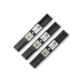 Terre Products, 3 Pack High Lift Lawn Mower Blades, 44 Inch Deck, Compatible with Ariens, Toro TimeCutter Z, Replacement for Toro 108-1125, 54-0010, 54-0010-03, 55-4940, 55-4940-03, 55-4940-09
