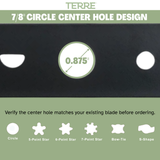20" Multi-Purpose Lawn Mower Blade – Fits Greenworks 25022 & 25222 – Replaces 29172