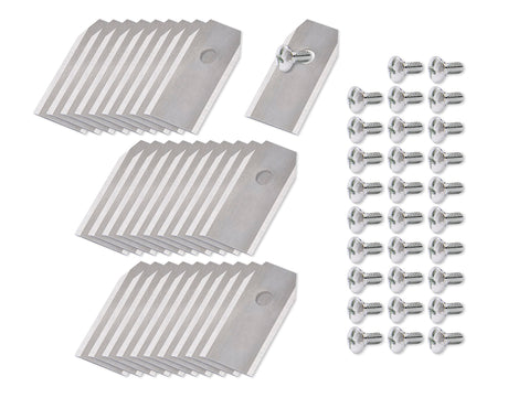 Terre Products, 30 Pack, Robotic Lawn Mower Replacement Blades, Compatible with Husqvarna Automower, Gardena Sileno, McCulloch ROB S Series