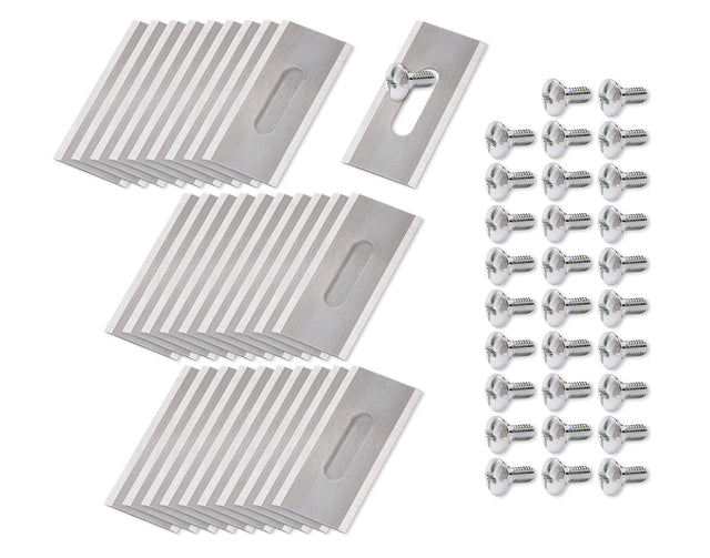 Terre Products, 30 Pack, Robotic Lawn Mower Replacement Blades, Compatible with Husqvarna Automower, Gardena Sileno, McCulloch ROB S Series, and More