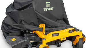 Universal Zero Turn Mower Cover, 79'' x 47'' x 55'', 600D Polyester Oxford Material, Waterproof & UV Resistant, Drawstrings & Buckle Straps Designed for Storage & Trailering