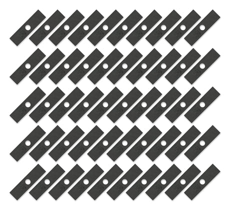 Terre Products, 50 Pack Heat Hardened Edger Blades, Compatible with Ryobi 613223, Echo 720-237-001, Stihl 4133-713-4101, Maruyama 216062, and Green Machine 237001