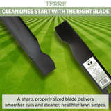 42" High Lift Lawn Mower Blades 2-Pack – Fits Craftsman, Husqvarna, Ariens, Poulan & Snapper – Replaces 138971