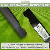 21" Mulching Lawn Mower Blades 5-Pack – Fits Cub Cadet, Troy-Bilt & MTD – Replaces 942-0741