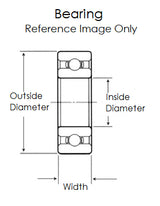 6200NN1 3/8 Inch Steel Bearing