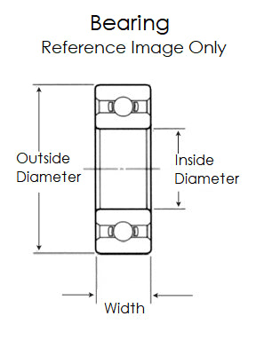 6200NN1 3/8 Inch Steel Bearing