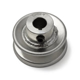 Terre 120012 V-groove drive pulley, angled top view