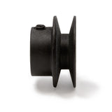 Terre 120034 V-groove drive pulley, side profile showing belt groove